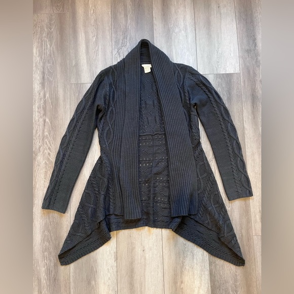 Pretty Good Acrylic Long Gray Sweater - Picture 1 of 2